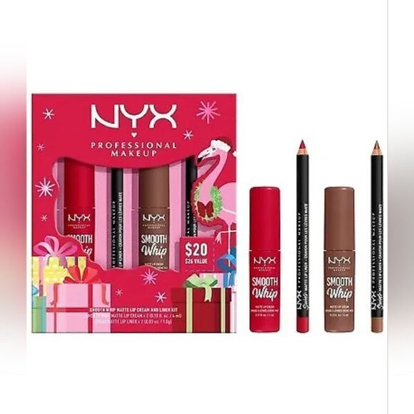 NYX Professional Makeup Smooth Whip/Liner Vault Cosmetic Gift Set - 0.96oz/4pc - Picture 1 of 5